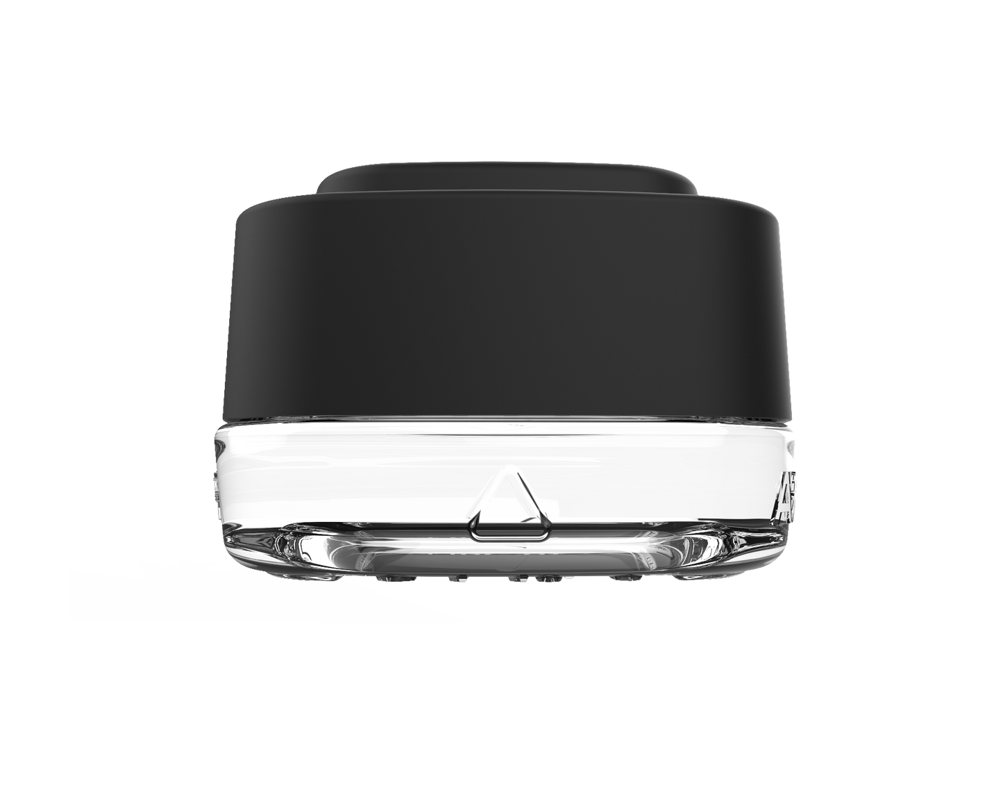 Calyx Containers Clear Concentrate Container Base and Black Lid