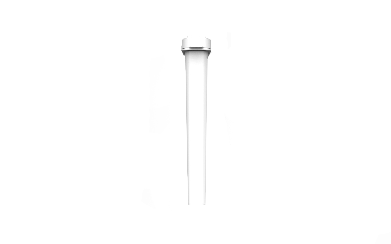 Calyx Containers 116mm White Joint Tube for packaging cannabis products.